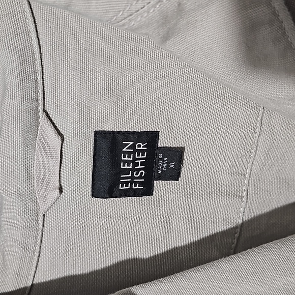Eileen Fisher Tan Jacket Size XL - Picture 2 of 5